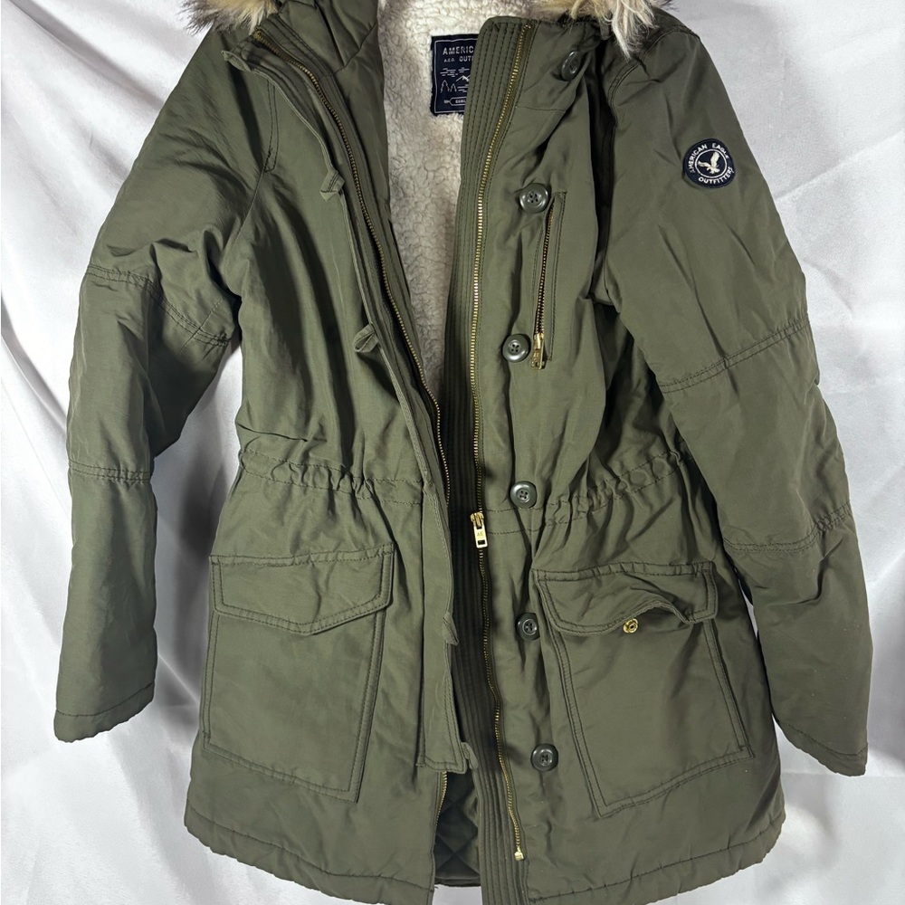 American Eagle Outfitters‎ Green Snow Jacket